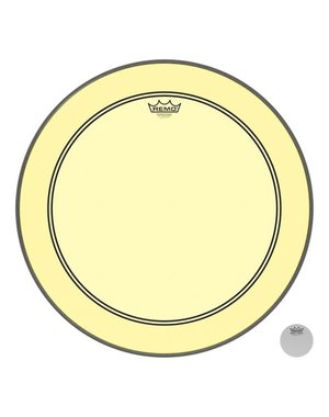 Remo Remo 20" Powerstroke 3 Colortone Bass Drum Head, Yellow