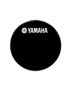 Yamaha Yamaha 22" Black Powerstroke 3 Classic Logo Bass Drum Head