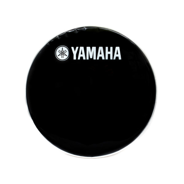Yamaha Yamaha 20" Black Powerstroke 3 Classic Logo Bass Drum Head