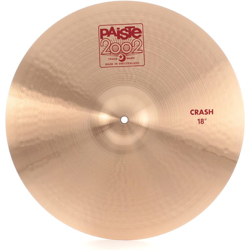 Paiste 2002 Clash 18 黒ロゴ Paiste 2002 Black Logo Flat Ride 18