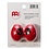 Meinl Meinl Plastic Egg Shaker, Red (Pair)