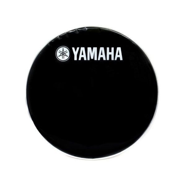 Yamaha Yamaha Black 18" Classic Logo Bass Drum Head