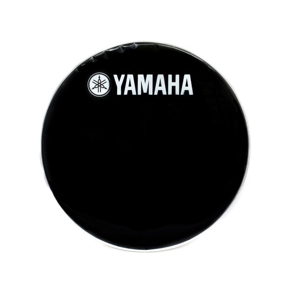 Yamaha Yamaha Black 18" Powerstroke 3 Classic Logo Bass Drum Head