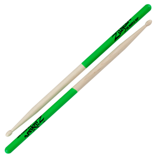 Zildjian Zildjian 5B Maple Green Dip Drum Sticks