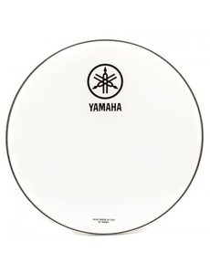 Yamaha Yamaha White New Logo 20” Bass Drum Head, White