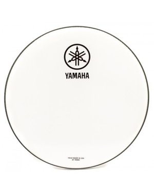 Yamaha Yamaha White New Logo 20” Bass Drum Head, White