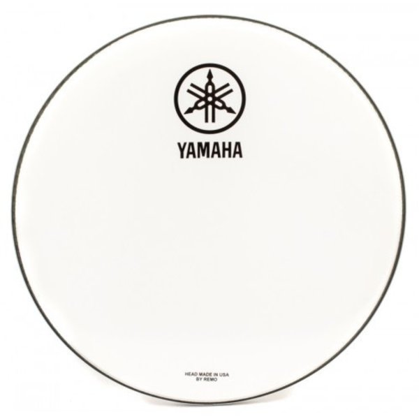 Yamaha Yamaha White New Logo 20” Bass Drum Head, White