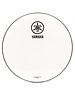 Yamaha Yamaha White New Logo 20” Bass Drum Head, White