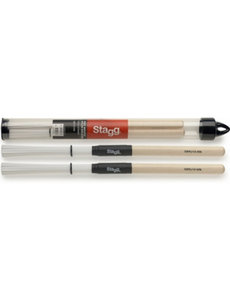Stagg Stagg Nylon Brushes - Wood Handle