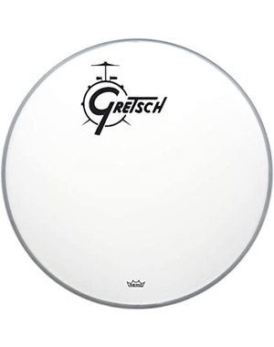 Gretsch Gretsch White Brooklyn 18" Logo Head