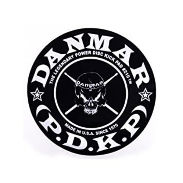 Danmar Danmar Single Impact Bass Drum Pad Skull