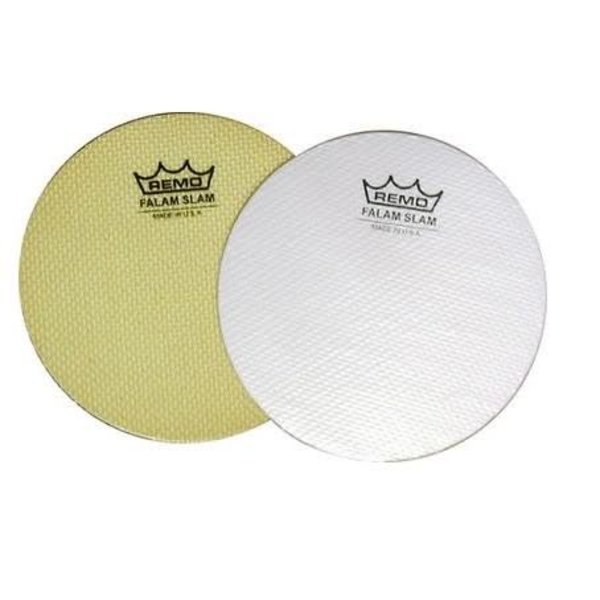 Remo Remo 4" Single Falam Slam Bass Drum Patch, White