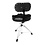 Ahead Ahead Spinal Glide Black Stool with Backrest