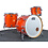 DW Drums DW Classics 24" Drum Kit, Tangerine Glass Glitter