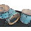 Pearl Pearl Masters Maple Complete 22" Drum Kit in Ice Blue Oyster