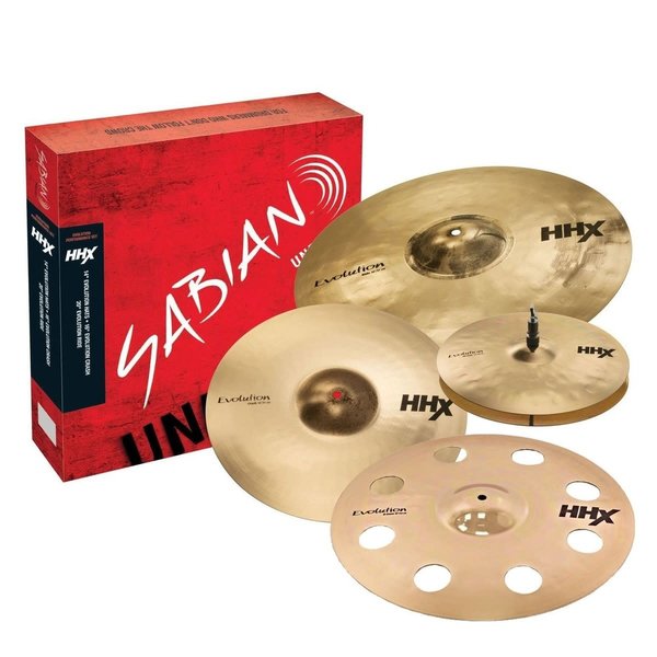 Sabian Sabian HHX Evolution Promotional Cymbal Pack, Free 18" Ozone Crash