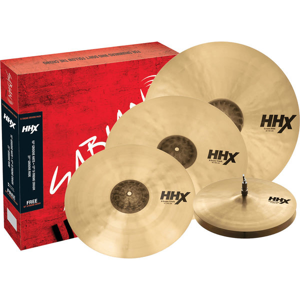 Sabian Sabian HHX X-Treme Groove Cymbal Pack