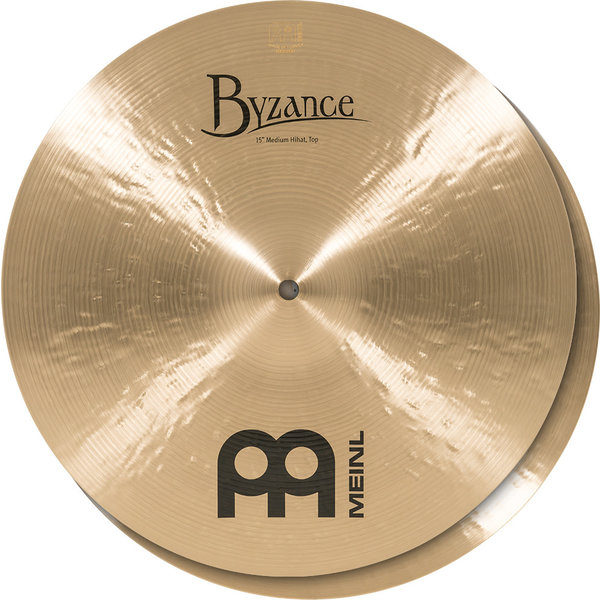 Meinl Meinl Byzance 15" Traditional Medium Hi Hat Cymbals