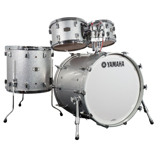 Yamaha Yamaha Absolute Hybrid Maple 22" Drum Kit, Silver Sparkle