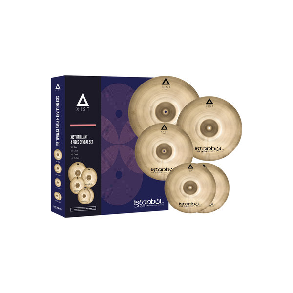 Istanbul Istanbul Agop XIST IXCSB Brilliant 4 Cymbal Pack