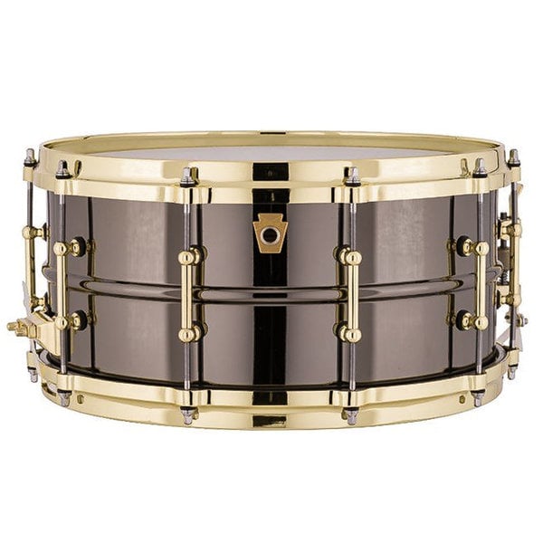 Ludwig Ludwig Black Beauty 14" x 6.5" Snare Drum, Brass Tube Lugs & Gold Die Cast Hoops