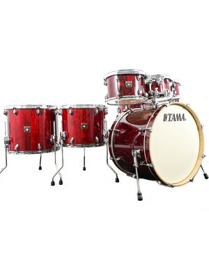 Tama Tama Superstar Classic 22" Drum Kit, Gloss Garnet Lacebark Pine