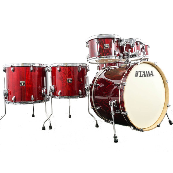 Tama Tama Superstar Classic 22" Drum Kit, Gloss Garnet Lacebark Pine