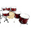 Tama Tama Superstar Classic 22" Drum Kit, Gloss Garnet Lacebark Pine