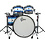 Gretsch Gretsch Brooklyn 22" Drum Kit, Blue Burst Pearl Nitron