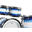 Gretsch Gretsch Brooklyn 22" Drum Kit, Blue Burst Pearl Nitron