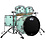 DW Drums DW Collectors Pure Maple 22" Drum Kit, Pale Jade Lacquer