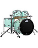 DW Drums DW Collectors Pure Maple 22" Drum Kit, Pale Jade Lacquer