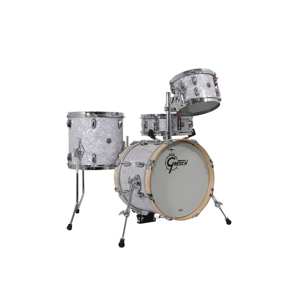 Gretsch Gretsch Brooklyn Micro Bop 16" Drum Kit, White Marine Pearl