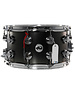 DW Drums DW Collectors 14" x 8" Brass Snare Drum, Satin Black