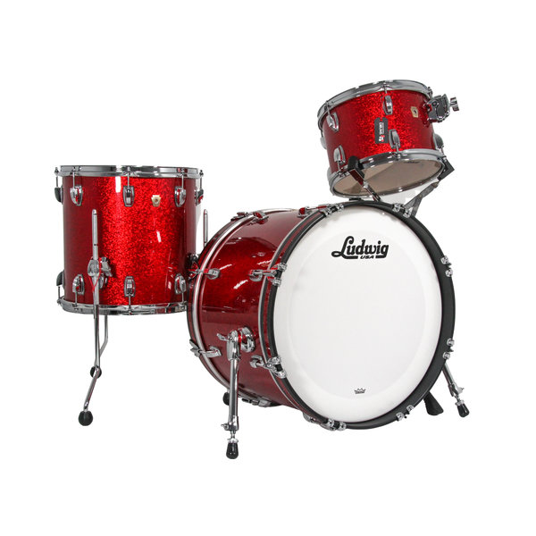 Ludwig Ludwig Classic Maple 20" Downbeat Drum Kit, Red Sparkle