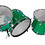 Ludwig Ludwig Classic Maple 22" FAB Drum Kit, Green Sparkle