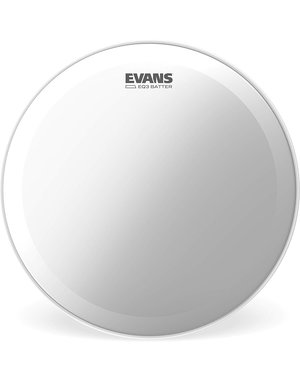 Evans 20" EQ3 Batter Frosted Bass Drum Head