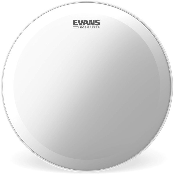 Evans 20" EQ3 Batter Frosted Bass Drum Head