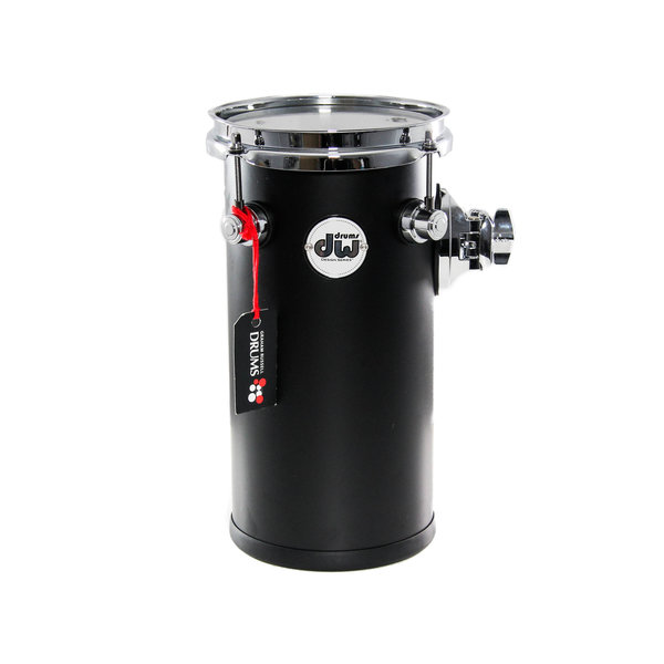 DW Drums DW Design 6" x 12" Rata Tom Drum, Satin Black