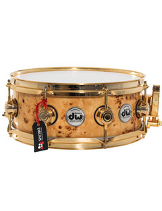 DW Drums DW / Craviotto 13" x 5.5" Maple Snare Drum, Mappa Burl Lacquer