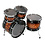Tama Tama Starclassic 22" Walnut Birch Drum Kit, Molten Brown Burst