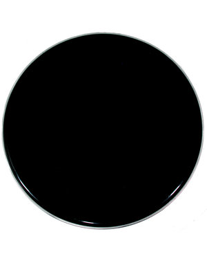  Custom Percussion 22" Black Resonant Bass Drum Head (NO PORT)