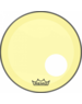Remo Remo 22" Powerstroke 3 Colortone Yellow Bass Drum Head with Port