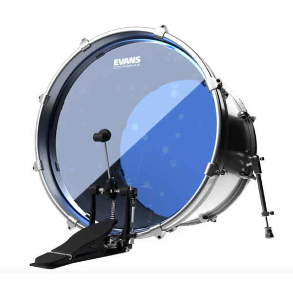 Evans 20" Hydraulic Blue Bass Drum Head