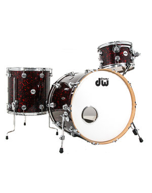 DW Drums DW Collectors 22" Maple Drum Kit, Red Velvet