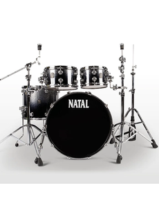 Natal Natal 'The Originals' 22" Maple US Fusion X Drum Kit, Midnight Sparkle Fade