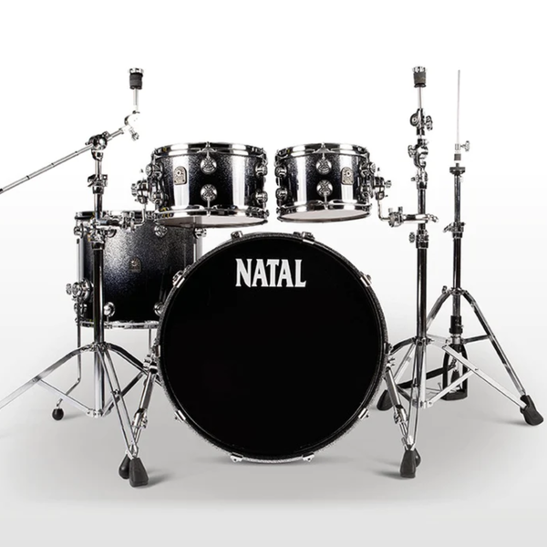 Natal Natal 'The Originals' 22" Maple US Fusion X Drum Kit, Midnight Sparkle Fade