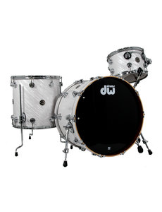 DW Drums DW Collectors 22" Contemporary Classic Drum Kit, Twisted White