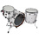 DW Drums DW Collectors 22" Contemporary Classic Drum Kit, Twisted White