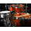 Yamaha Yamaha Absolute Hybrid Maple 22" Drum kit, Orange Sparkle